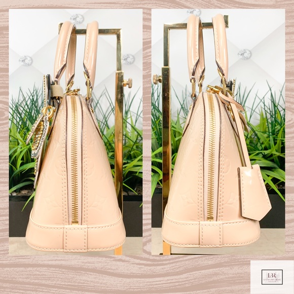 SOLD Louis Vuitton Vernis Alma BB Dune - Picture 10 of 14